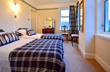 single parent holidays in Scotland - twin bedroom at Croot's House